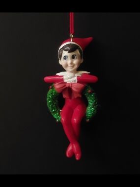 DEPT 56 Red Elf Ornament